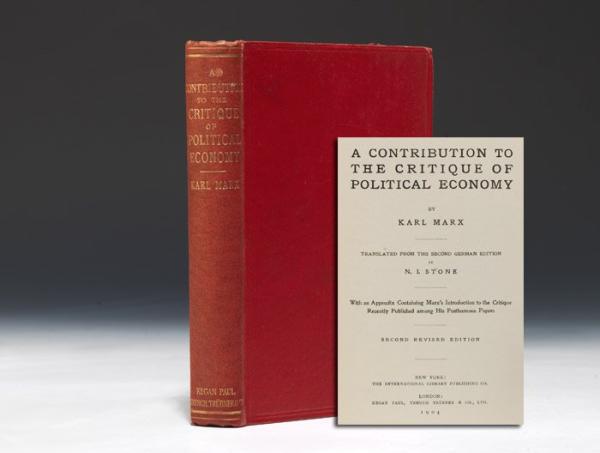 Contribution To The Critique Of Political Economy